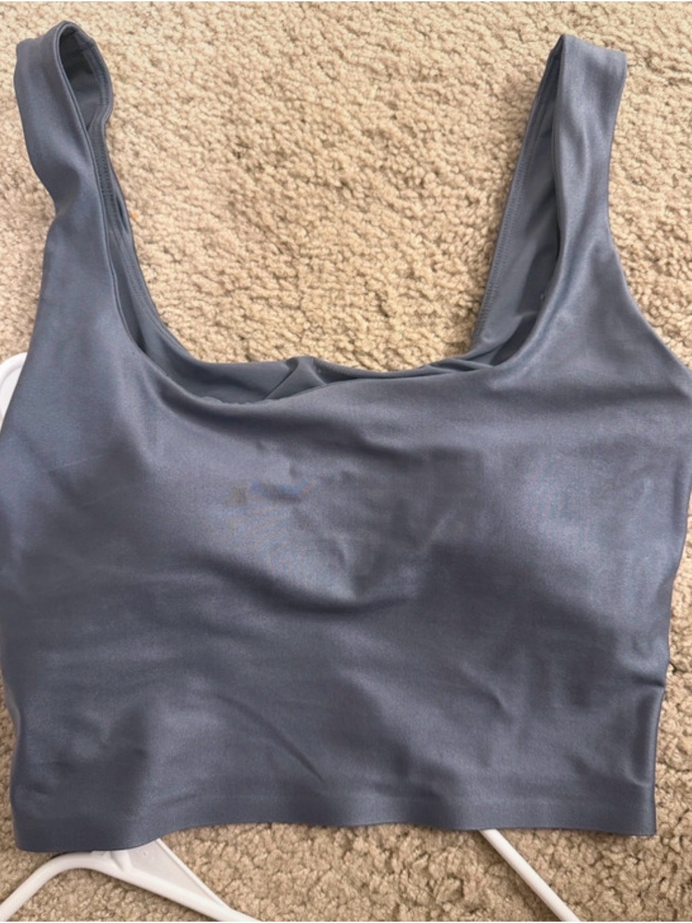 VS METALLIC BLUE SPORTS BRA